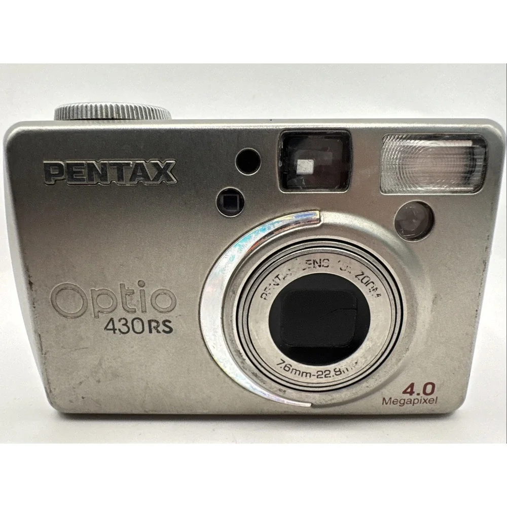 Pentax Optio 430RS Digital Camera 4.0 MP Compact 3x Optical Zoom [Untested]